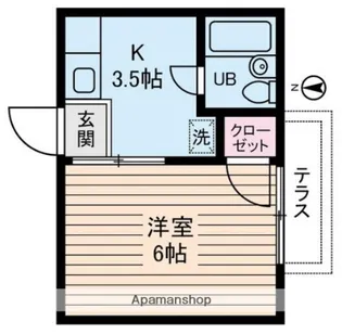 マディソン新大塚【1階】の間取り