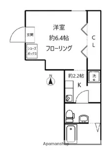 パティオ・デ本郷【1階】の間取り