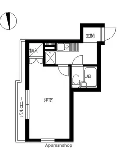 スカイコート新宿第5【2階】の間取り