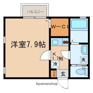 スプレモ・K【1階】の間取り