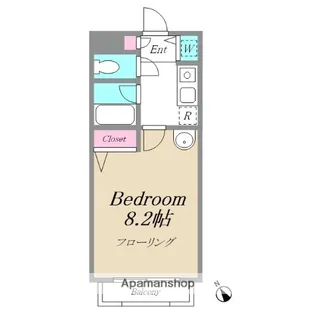 プレステージ石神井【2階】の間取り