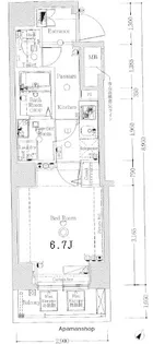 XEBEC滝野川【2階】の間取り