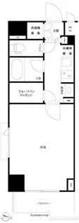 ルーブル市ヶ谷【7階】の間取り
