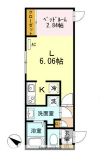 MODULOR白山Ⅱ【2階】の間取り