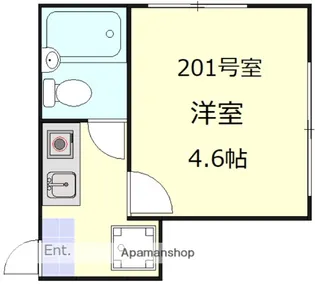 アーバンフラット要町【2階】の間取り
