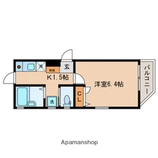 ベストフラット【1階】の間取り