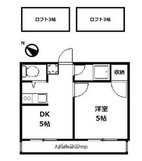 エレガンス上高田【A203号室】の間取り