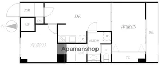 トーア西早稲田マンション【402号室】の間取り