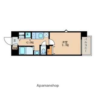 ルミエール【6階】の間取り