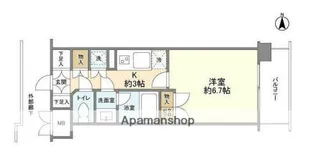 クオリア小石川【11階】の間取り
