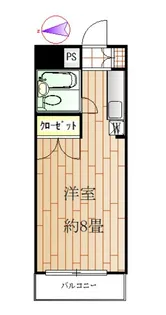 エリゼー池袋【2階】の間取り