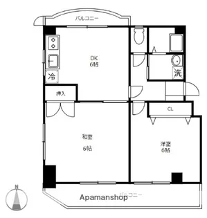 ハイム稲荷坂【3階】の間取り