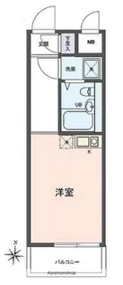 セザール池袋要町【2階】の間取り