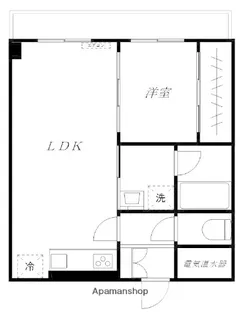 巣鴨陽光ハイツ【8階】の間取り