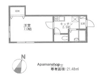 アルテール滝野川【3階】の間取り