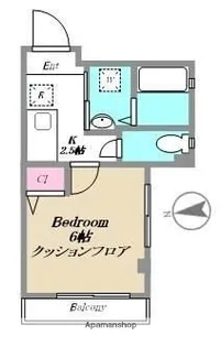 アザレ千住【2階】の間取り
