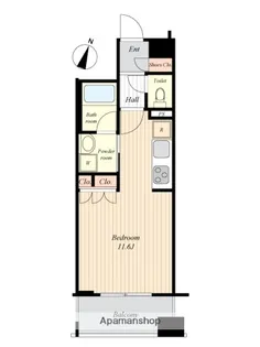 アビテ曙橋【9階】の間取り