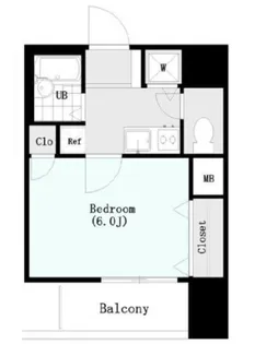 シンシア西早稲田【5階】の間取り