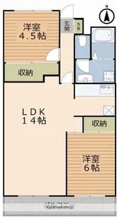 エルムヒルズNARUSAWA【301号号室】の間取り