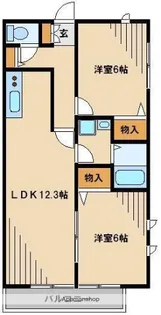 プライム大泉【1階】の間取り