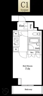 KDX文京千石レジデンス【5階】の間取り