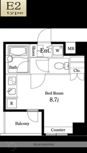 KDX文京千石レジデンス【6階】の間取り