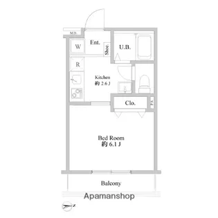 パストラル田端ポプラ【1階】の間取り