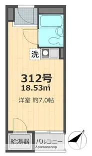 シャルマン文京千駄木【3階】の間取り