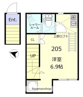 クアルト板橋【2階】の間取り