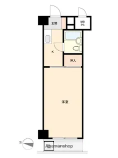 新宿セントビラ永谷【8階】の間取り