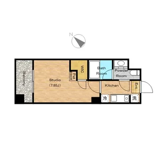 レジディア池袋ウエスト【2階】の間取り