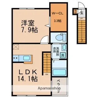 メゾンヒロ【3階】の間取り