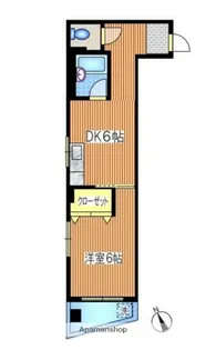 JLBグランエクリュ板橋区役所前【5階】の間取り