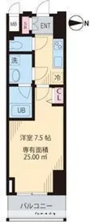 プレシャス音羽【4階】の間取り