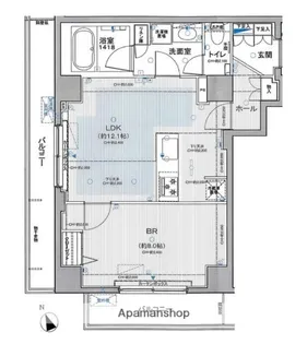 オープンレジデンシア本駒込【3階】の間取り