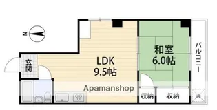 小野田ハイツ【201号室】の間取り