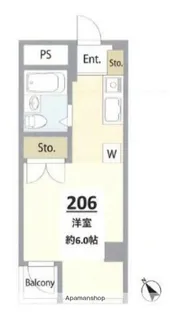 プラーズ長崎【2階】の間取り