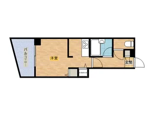 プリンセスライン西早稲田【2階】の間取り