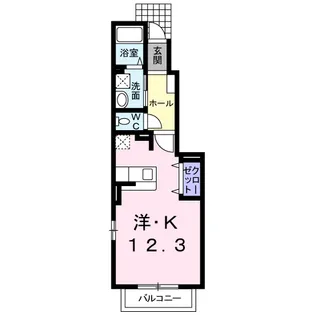 ファースト グラース【1階】の間取り