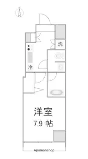 ジェノヴィア新宿御苑グリーンヴェール【13階】の間取り