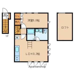 ヴィラビヨルク【2階】の間取り
