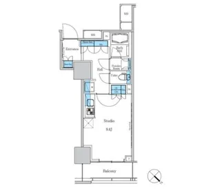 パークアクシス滝野川ラ ブリーズ【13階】の間取り