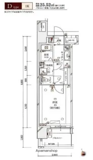 DUARES早稲田【8階】の間取り