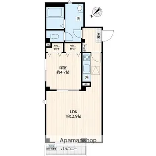 ルミエール池袋【1階】の間取り