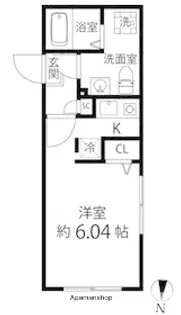BRANCHE豊島園【4階】の間取り