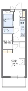 レオパレスリリー【1階】の間取り