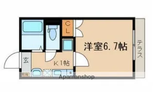 双桜館【1階】の間取り