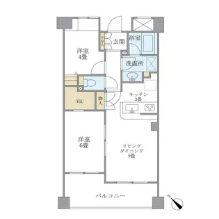 エーデルブルク【4階】の間取り