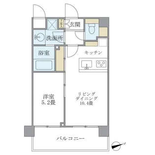プレミアコンフォート西荻窪【2階】の間取り