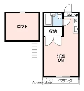 カスティル三園【3階】の間取り